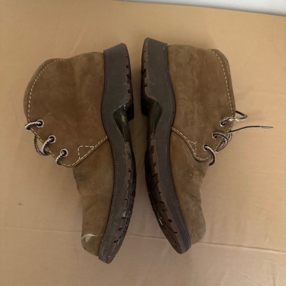 Timberland Derby Mid Boots Women's Size 7W Brown Ankle Lace Up Casual‎ Shoes - Picture 5 of 7
